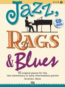 Mier: Jazz Rags and Blues Book 1 for Piano published by Alfred (Book & CD)
