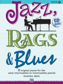 Mier: Jazz Rags and Blues Book 2 for Piano published by Alfred (Book & CD)