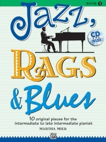 Mier: Jazz Rags and Blues Book 3 for Piano published by Alfred (Book & CD)