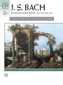 Bach: Italian Concerto (BWV 971) for Piano published by Alfred (Book & CD)