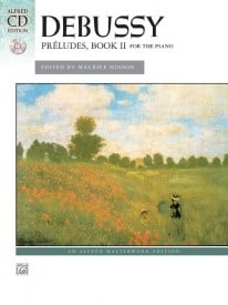 Debussy: Preludes II for Piano published by Alfred (Book & CD)