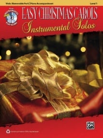 Easy Christmas Carols Instrumental Solos, Level 1 - Viola published by Alfred (Book & CD)