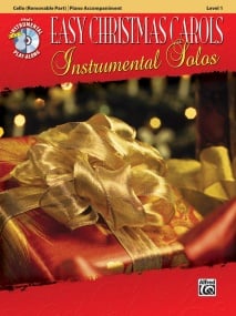 Easy Christmas Carols Instrumental Solos, Level 1 - Cello published by Alfred (Book & CD)
