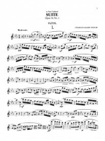 Widor: Suite Opus 34/1 for Flute published by Kalmus