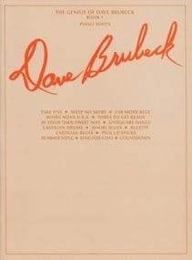 The Genius of Dave Brubeck Book 1 for Piano published by Alfred