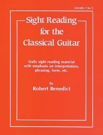 Sight Reading for the Classical Guitar Level 1 - 3 published by Alfred