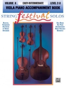 String Festival Solos, Volume 2 for Viola (Piano Accompaniment) published by Alfred