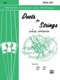 Duets for Strings 1 - Cello by Applebaum published by Alfred