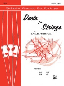 Duets for Strings 2 - Cello by Applebaum published by Alfred