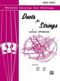 Duets for Strings 3 - Cello by Applebaum published by Alfred