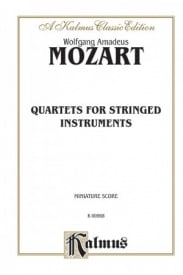 Mozart: String Quartets (Study Score) published by Kalmus
