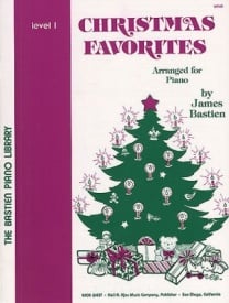 Bastien Christmas Favorites Level 1 for Piano published by KJOS