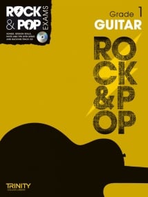 Trinity Rock & Pop Guitar Grade 1 Book & CD 2012 - 2017