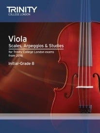 Trinity Scales, Arpeggios and Studies Initial - Grade 8 for Viola