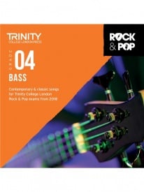 Trinity Rock & Pop Bass Guitar Grade 4 From 2018 (CD ONLY)