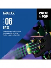 Trinity Rock & Pop Bass Guitar Grade 6 From 2018 (CD ONLY)