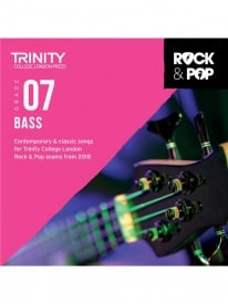 Trinity Rock & Pop Bass Guitar Grade 7 From 2018 (CD ONLY)
