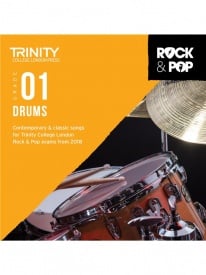 Trinity Rock & Pop Drums Grade 1 From 2018 (CD ONLY)