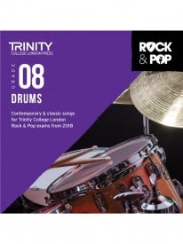 Trinity Rock & Pop Drums Grade 8 From 2018 (CD ONLY)