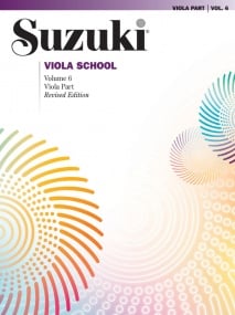 Suzuki Viola School Volume 6 published by Alfred (Viola Part)