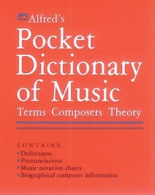 Pocket Dictionary of Music published by Alfred