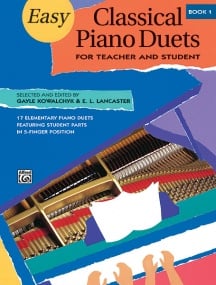 Easy Classical Piano Duets Book 1 published by Alfred