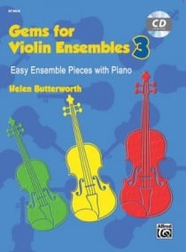 Butterworth: Gems for Violin Ensembles 3 published by Alfred (Book & CD)