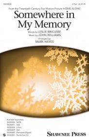 Williams: Somewhere in My Memory 2pt published by Shawnee