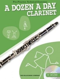 A Dozen A Day - Clarinet published by Willis (Book & CD)