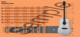 Guitar Fingering Chart published by Chester