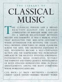 Library of Classical Music for Piano published by Wise
