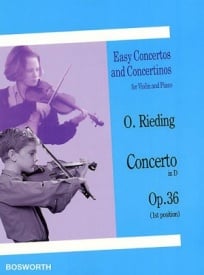 Rieding: Concerto in D Opus 36 for Violin published by Bosworth