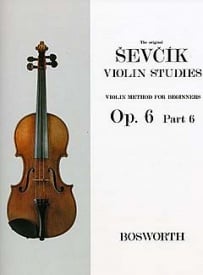 Sevcik: Violin Studies Opus 6 Part 6 published by Bosworth