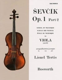Sevcik: School Of Technique Opus 1 Part 2 for Viola published by Bosworth