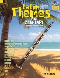 Latin Themes - Clarinet published by Schott (Book & CD)