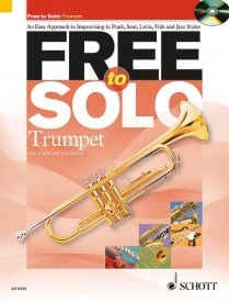 Free to Solo - Trumpet published by Schott (Book & CD)