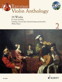 Baroque Violin Anthology 2 published by Schott (Book & CD)