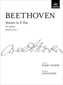 Beethoven: Sonata In Eb WoO 47 No 1 for Piano published by ABRSM