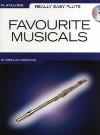 Really Easy Flute: Favourite Musicals  published by Wise (Book & CD)