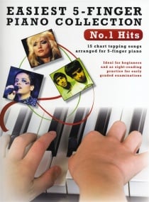Easiest Five-Finger Piano Collection - No. 1 Hits published by Wise