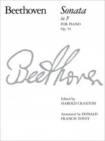 Beethoven: Sonata in F Opus 54 for Piano published by ABRSM