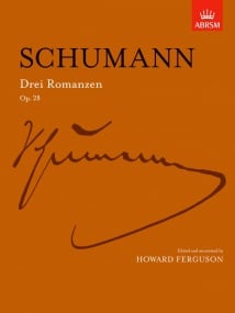Schumann: Drei Romanzen Opus 28 for Piano published by ABRSM