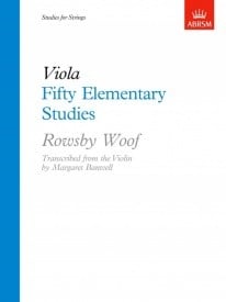 Woof: Fifty Elementary Studies for Viola published by ABRSM