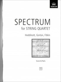 Spectrum for String Quartet, Score & Parts published by ABRSM