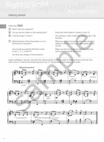 Right @ Sight Grade 6 for Piano published by Peters