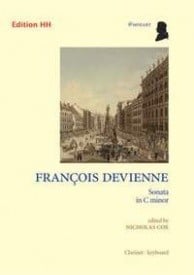 Devienne: Sonata No. 1 in C minor for Clarinet published by Edition HH