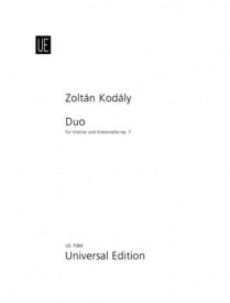 Kodaly: Duo Opus 7 for Violin & Cello published by Universal