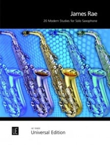 Rae: 20 Modern Studies for Saxophone published by Universal Edition