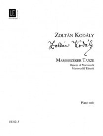 Kodaly: Marosszeker Tanze for Piano published by Universal