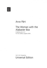 Part: The Woman with the Alabaster Box published by Universal Edition - Choral Score